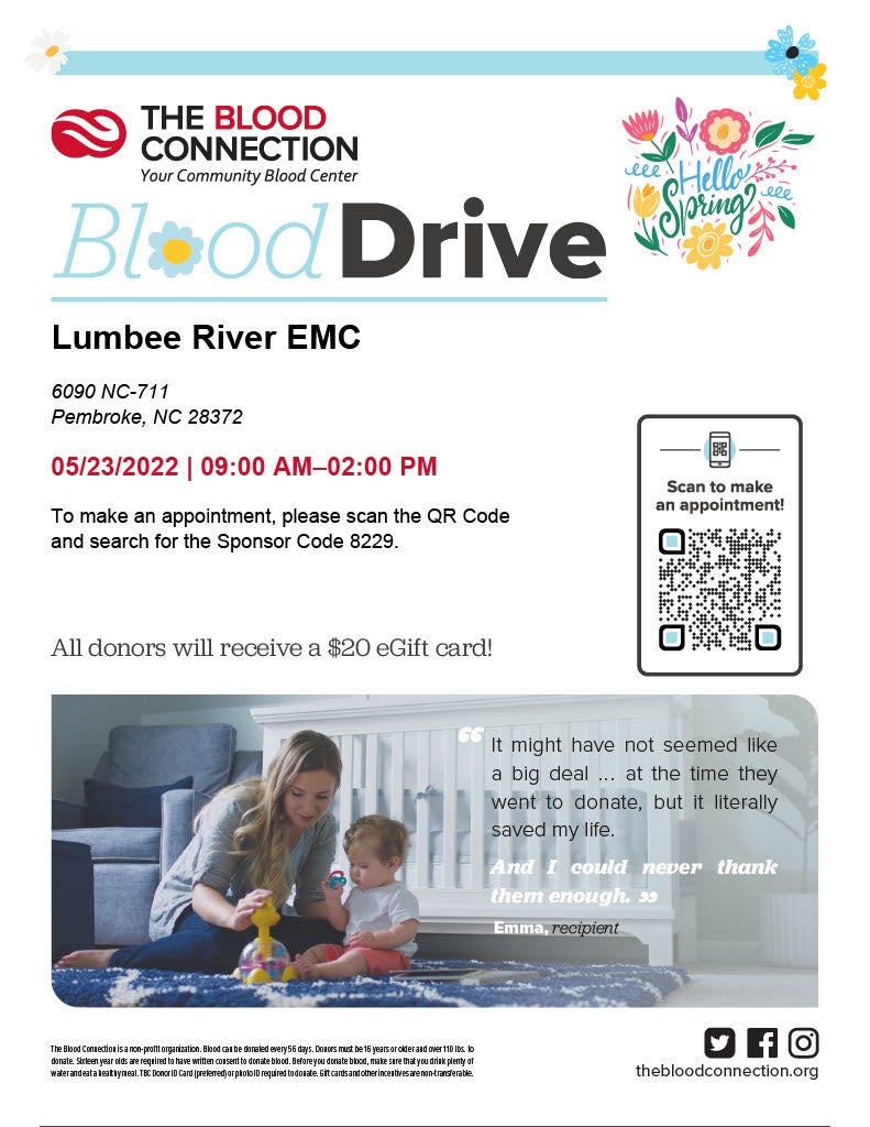 Blood Drive Flyer